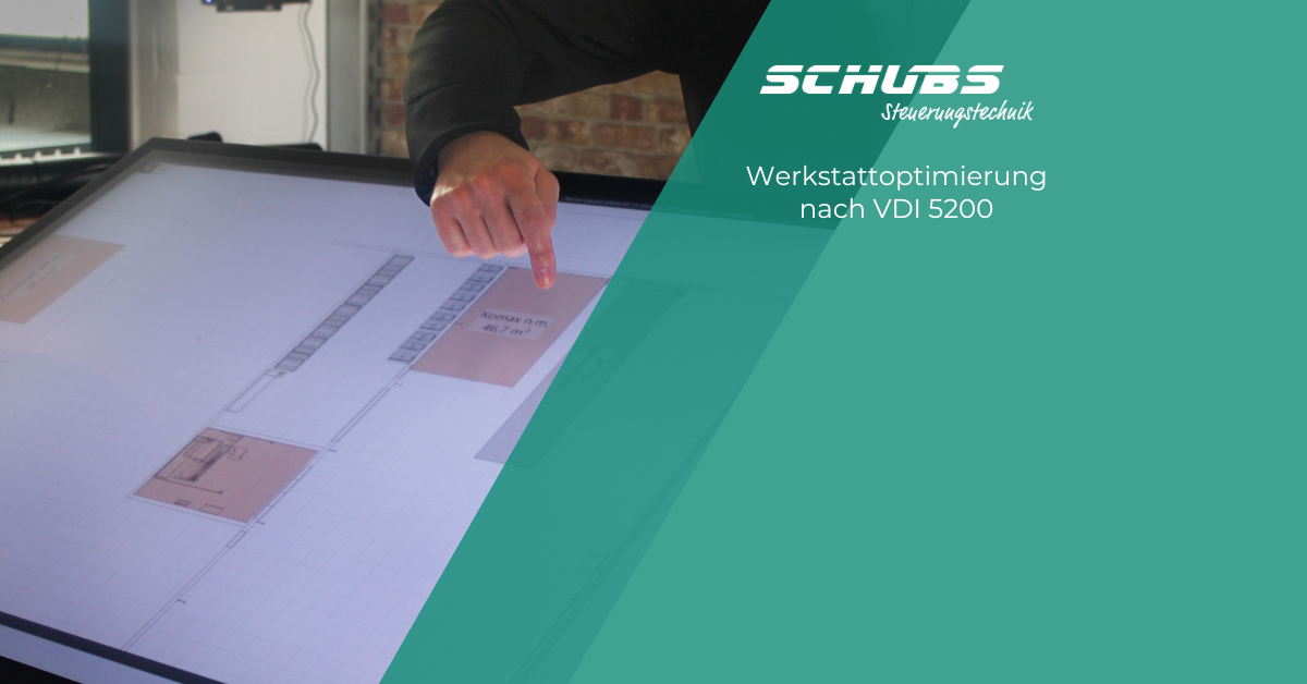 Werkstattoptimierung nach VDI 5200: Wie SCHUBS mit dem IFA Hannover die Fabrikplanung systematisch verbessert
