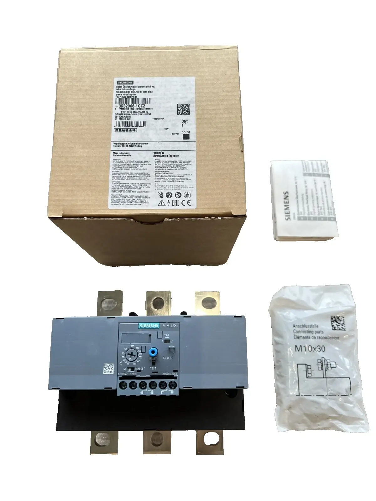 Siemens Überlastrelais 55-250A S10/S12 3RB2066-1GC2 (40002180)