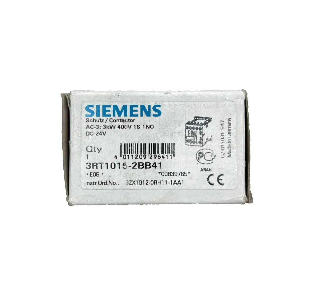 Siemens Schütz 3RT1015-2BB41 (40000105) Bild 2