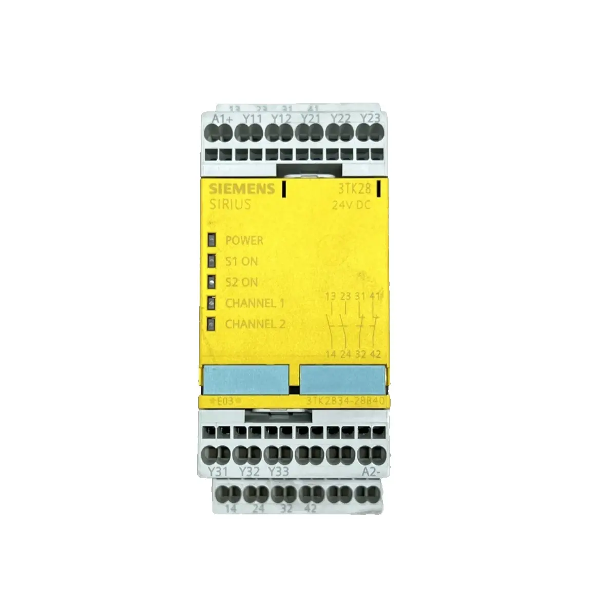 Siemens SICHERHEITSSCHALTGERAET m. Relaisfr. 3TK2834-2BB40 / DC 24V (40008262)