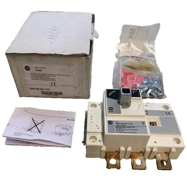 Allen Bradley Lastschalter 160 A 3 Polig 194R-NE160-1753 Bild 2