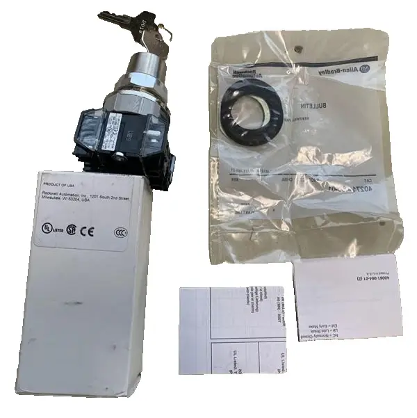 Allen Bradley Schlüsselbetätiger Wahlschalter 800TC-H31B Bild 2