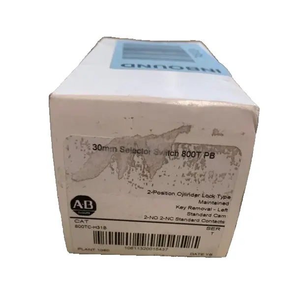 Allen Bradley Schlüsselbetätiger Wahlschalter 800TC-H31B Bild 4