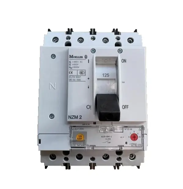 Eaton Moeller Leistungsschalter 125A Rahmenklemmen NZMB2-4-AF125-BT-NA